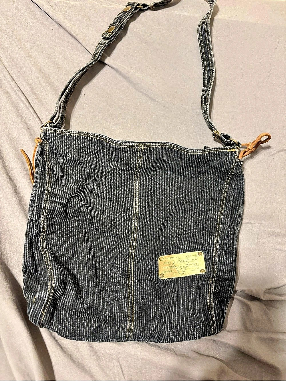 Vintage Diesel Y2K-era Spare Parts crossbody bag